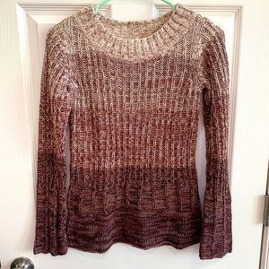 Axcess‎ striped sweater shades of brown size small